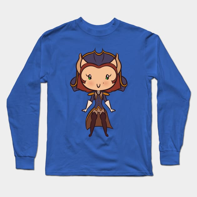 Space Captain: Lil' CutiEs Long Sleeve T-Shirt by Ellador